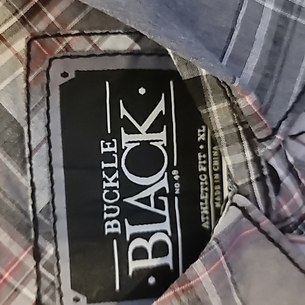 Buckle Athletic Fit Button Down Shirt - Picture 2 of 8